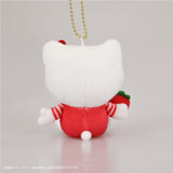 Hello Kitty Munyugurumi Mascot Strawberry - Sanrio Characters - Authentic Japanese KThingS Mascot Plush Keychain 