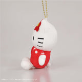 Hello Kitty Munyugurumi Mascot Strawberry - Sanrio Characters - Authentic Japanese KThingS Mascot Plush Keychain 