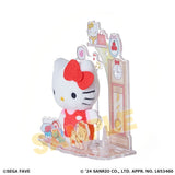 Hello Kitty Plush & Acrylic Stand Display Set - My Hero Academia - Authentic Japanese SEGA Plush 