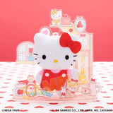 Hello Kitty Plush & Acrylic Stand Display Set - My Hero Academia - Authentic Japanese SEGA Plush 