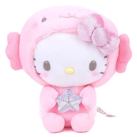 Hello Kitty Plush Aquatic Creatures (Axolotl) - Sanrio Characters - Authentic Japanese Sanrio Plush 