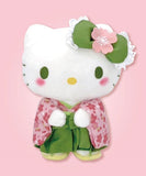 Hello Kitty Plush (S) Matcha Kimono - Sanrio Characters - Authentic Japanese Nakajima Corporation Plush 