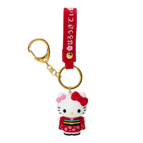 Hello Kitty Ritsutai Keychain (kimono Ver.) - Sanrio Characters - Authentic Japanese Sanrio Keychain 