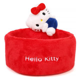 Hello Kitty Round Accessory Case With Mascot - Sanrio Characters - Authentic Japanese Sanrio Small toy 