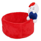 Hello Kitty Round Accessory Case With Mascot - Sanrio Characters - Authentic Japanese Sanrio Small toy 