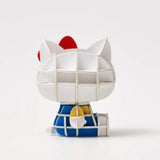 Hello Kitty (Sitting) 3D puzzle Paper Art si-gu-mi PLUS - Sanrio Characters - Authentic Japanese Azone Model kit 