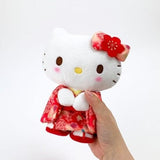 Hello Kitty Standing Plush (S) Gradation Kimono - Sanrio Characters - Authentic Japanese Nakajima Corporation Plush 