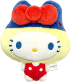 Hello Kitty x Mametchi Mascot Plush Keychain - Tamagotchi Uni x Sanrio Characters - Authentic Japanese Bandai Namco Mascot Plush Keychain 