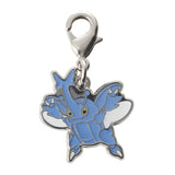 Heracross - National Pokédex Metal Charm Keychain #214 - Authentic Japanese Pokémon Center Keychain 
