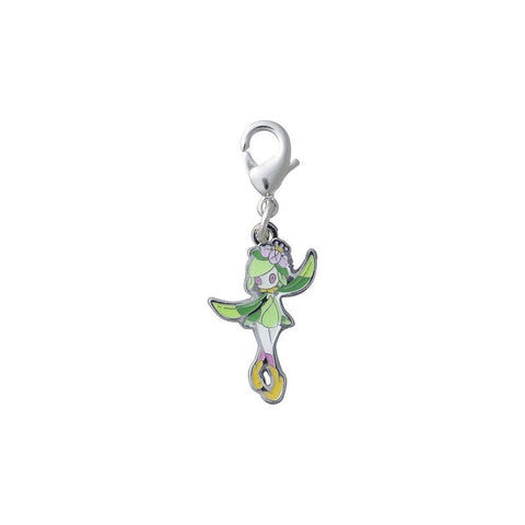 Hisuian Lilligant - National Pokédex Metal Charm Keychain #H549 - Authentic Japanese Pokémon Center Keychain 