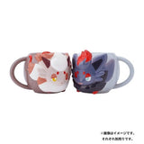 Hisuian Zorua 3D Mug Cup - Nitamono Doushi (Look Alike) Pokémon! - Authentic Japanese Pokémon Center Mug (ceramic) 