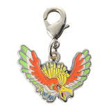 Ho-Oh - National Pokédex Metal Charm Keychain #250 - Authentic Japanese Pokémon Center Keychain 