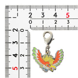 Ho-Oh - National Pokédex Metal Charm Keychain #250 - Authentic Japanese Pokémon Center Keychain 
