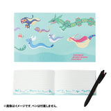 Horizontal Notebook POKÉMON NYORO NYORO FRIENDS - Authentic Japanese Pokémon Center Notepad 