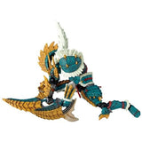 Hunter (Male) Figure Zinogre Swordsman Set ~ Revoltech Amazing Yamaguchi Series - Monster Hunter - Authentic Japanese KAIYODO Figure 