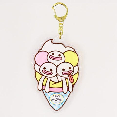 Ice Cream Crêpe Perona's Ghost Acrylic Keychain - SANJI no OYATSU - Authentic Japanese TOEI ANIMATION Keychain 