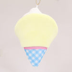 Ice Cream Crêpe Perona's Ghost Mascot Plush Keychain - SANJI no OYATSU - Authentic Japanese TOEI ANIMATION Mascot Plush Keychain 