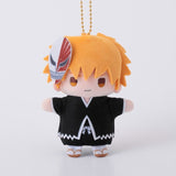 Ichigo Kurosaki Munyugurumi Finger Puppet Mascot Plush Vol.2 - BLEACH × Sanrio Characters - Authentic Japanese KThingS Mascot Plush Keychain 
