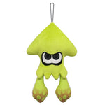 Inkling Squid Neon Yellow Plush (S) SP16 Slatoon 2 ALL STAR COLLECTION - Authentic Japanese San-ei Boeki Plush 