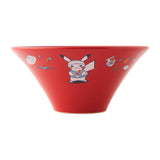 Ippudo Arita ware Bowl Red Color Pokémon Center Fukuoka R - Authentic Japanese Pokémon Center Bowl (ceramic) 