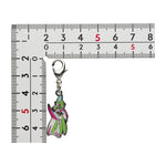 Iron Valiant - National Pokédex Metal Charm Keychain #1006 - Authentic Japanese Pokémon Center Keychain 