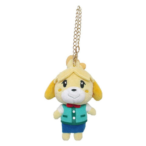 Isabelle Mascot Plush Keychain DM01 Animal Crossing ALL STAR COLLECTION - Authentic Japanese San-ei Boeki Mascot Plush Keychain 