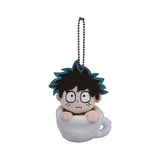 Izuku Midoriya Mug Cup Mascot Plush - My Hero Academia - Authentic Japanese Shueisha/Viz Media Mascot Plush Keychain 