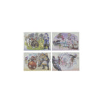 Japanese Paper Styled Postcards (Set Of 4) - Pokémon HISUI DAYS - Authentic Japanese Pokémon Center Office product 