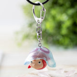 Jellyfish & Ponyo Keychain - Ponyo - Authentic Japanese Benelic Keychain 