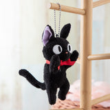 Jiji Hugging Mascot Plush - Kiki's Delivery Service - Authentic Japanese Sun Arrow Mascot Plush Keychain 