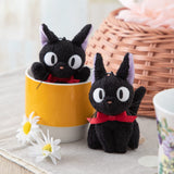 Jiji Hugging Mascot Plush - Kiki's Delivery Service - Authentic Japanese Sun Arrow Mascot Plush Keychain 