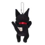 Jiji Hugging Mascot Plush - Kiki's Delivery Service - Authentic Japanese Sun Arrow Mascot Plush Keychain 