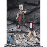 Jiraiya S.H.Figuarts Figure -The Great Konoha Hero Who Mastered Senjutsu (Sennin Mode Set)- NARUTO Shippuden - Authentic Japanese Bandai Namco Figure 
