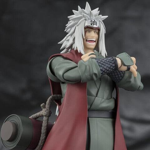 Jiraiya S.H.Figuarts Figure -The Great Konoha Hero Who Mastered Senjutsu (Sennin Mode Set)- NARUTO Shippuden - Authentic Japanese Bandai Namco Figure 