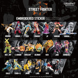 Juri (Taunt Pose) Embroidery Sticker Collection - Street Fighter - Authentic Japanese GRAPHT Sticker 