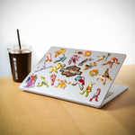 Juri (Taunt Pose) Embroidery Sticker Collection - Street Fighter - Authentic Japanese GRAPHT Sticker 