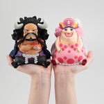 Kaido of the Beasts ＆ Big Mom Figure Set Look Up Series ONE PIECE (Gourd and Selma Included) - Authentic Japanese MegaHouse Figure 