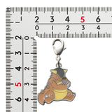 Kangaskhan - National Pokédex Metal Charm Keychain #115 - Authentic Japanese Pokémon Center Keychain 
