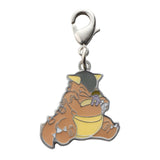 Kangaskhan - National Pokédex Metal Charm Keychain #115 - Authentic Japanese Pokémon Center Keychain 