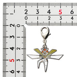 Kartana - National Pokédex Metal Charm Keychain #798 - Authentic Japanese Pokémon Center Keychain 