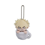 Katsuki Bakugo Mug Cup Mascot Plush - My Hero Academia - Authentic Japanese Shueisha/Viz Media Mascot Plush Keychain 
