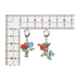 Keldeo - National Pokédex Metal Charm Keychain #647 - Authentic Japanese Pokémon Center Keychain 