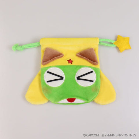 Keroro Diecut Pouch Bag - Monster Hunter x Sergeant Keroro - Authentic Japanese KThingS Pouch Bag 