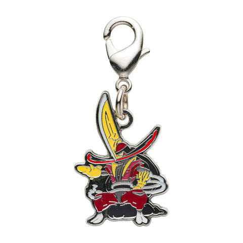 Kingambit - National Pokédex Metal Charm Keychain #983 - Authentic Japanese Pokémon Center Keychain 