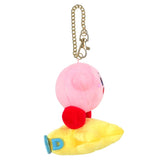 Kirby & Warp Star Mascot Plush - Kirby Air Riders - Authentic Japanese San-ei Boeki Mascot Plush Keychain 