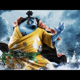 Knight of the Sea Jinbe Figure Portrait.Of.Pirates “SA-MAXIMUM” - ONE PIECE (Super Limited Reprint Edition) - Authentic Japanese MegaHouse Figure 