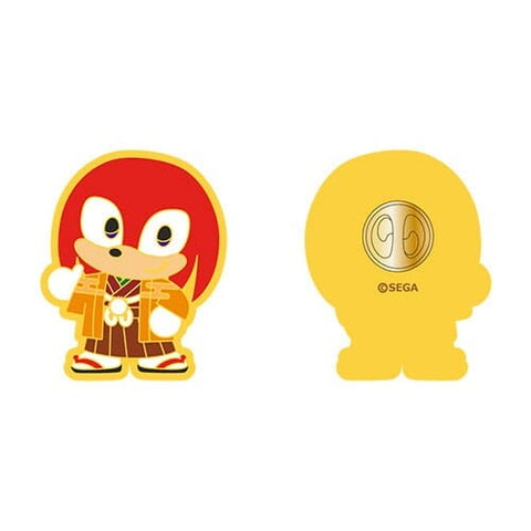 Knuckles Winter Clothes Pin Badge Kimono Series - SONIC & FRIENDS - Authentic Japanese SEGA Pin 