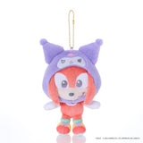 Knuckles × Kuromi Mascot Plush - SONIC＆FRIENDS Sanrio characters - Authentic Japanese SEGA Mascot Plush Keychain 