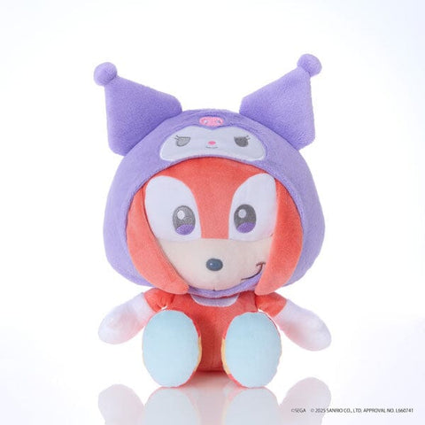 Knuckles × Kuromi Plush (M) - SONIC＆FRIENDS Sanrio characters - Authentic Japanese SEGA Plush 
