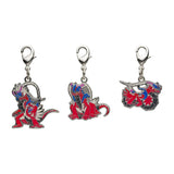 Koraidon - National Pokédex Metal Charm Keychain #1007 - Authentic Japanese Pokémon Center Keychain 